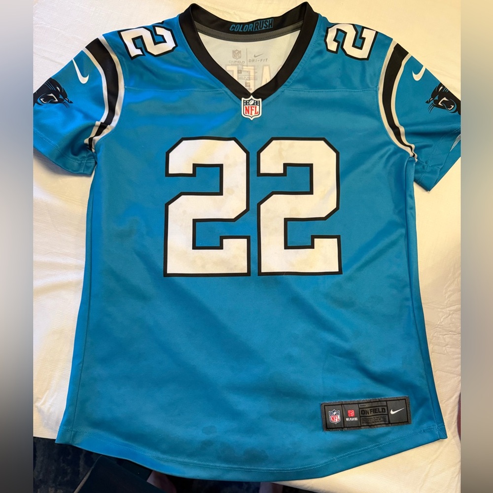NFL Carolina Panthers Nike Dri-FIT Jersey #22 McCaffrey